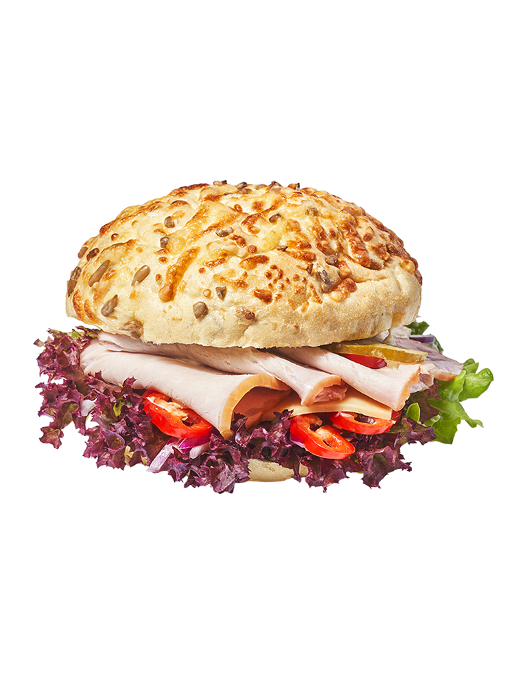 Kanapka podlaska z szynką, serem i kiszonym ogórkiem