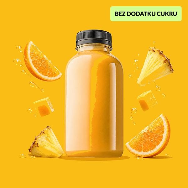 Ananas, mango, pomarańcza