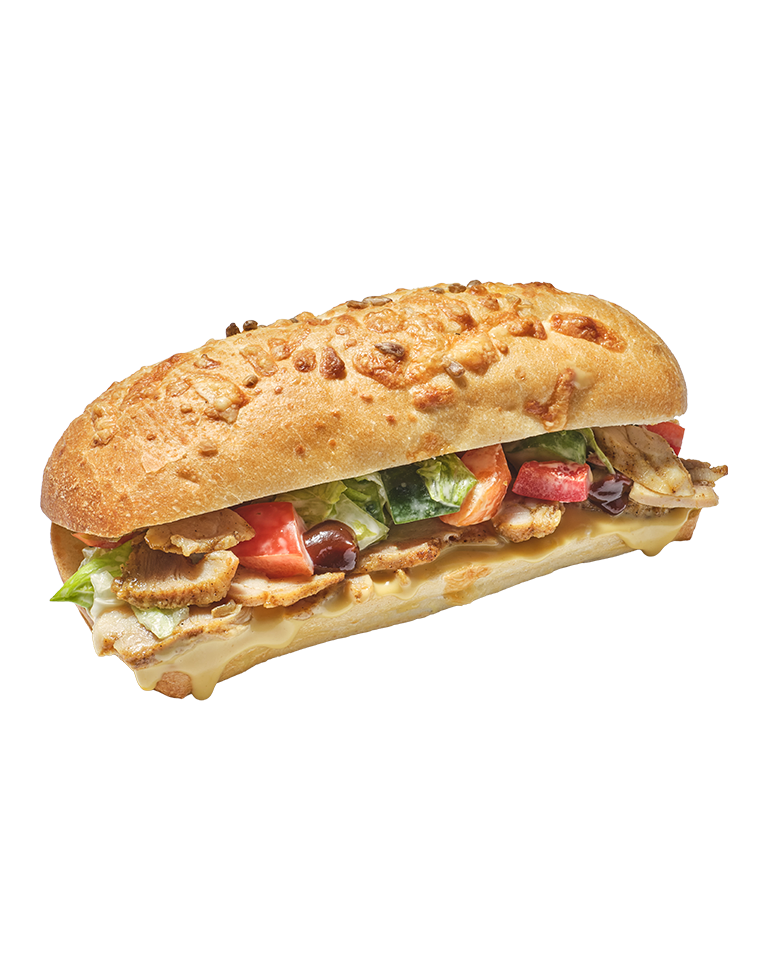 Ciabatta z sałatką gyros i kurczakiem