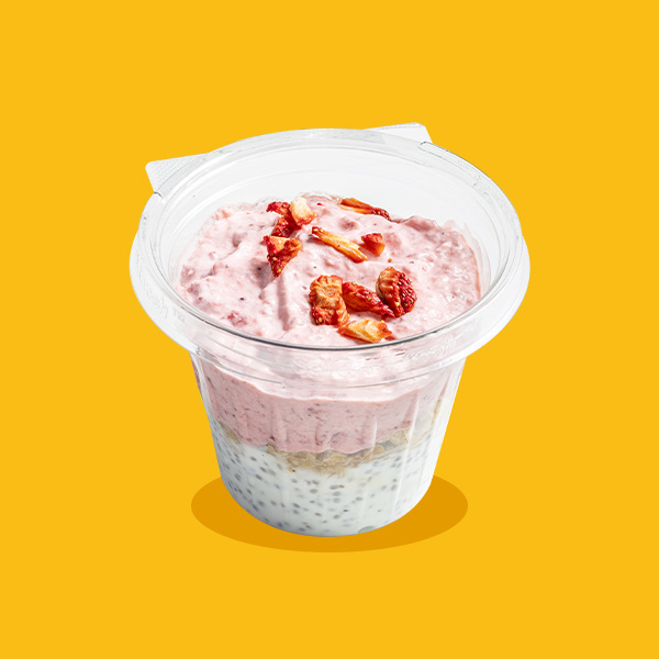 Deser śmietankowo - truskawkowy