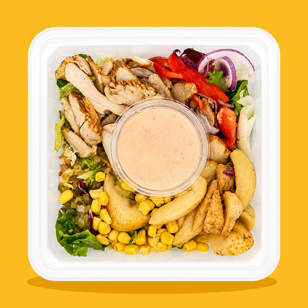 Sałatka kebab kurczak mieszany