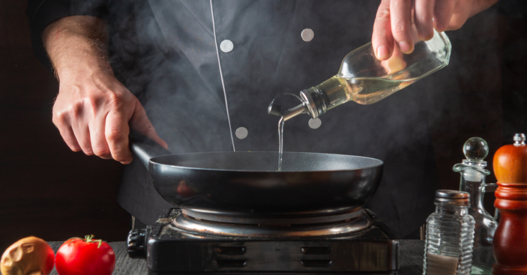 smażenie na tłuszczu