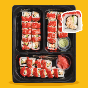 Sushi Box – Łosoś pieczony California