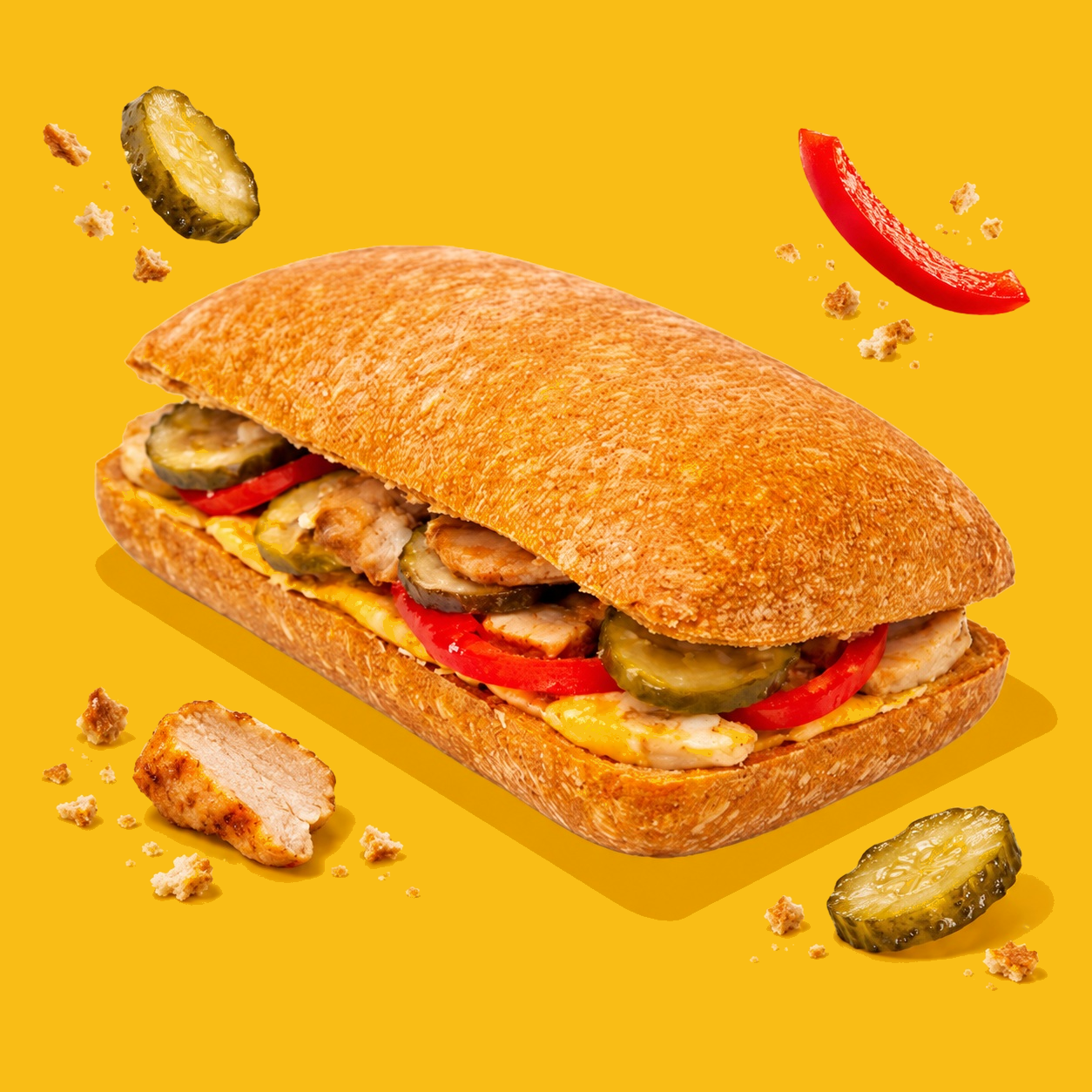 Ciabatta Czytos-serowy kurczak