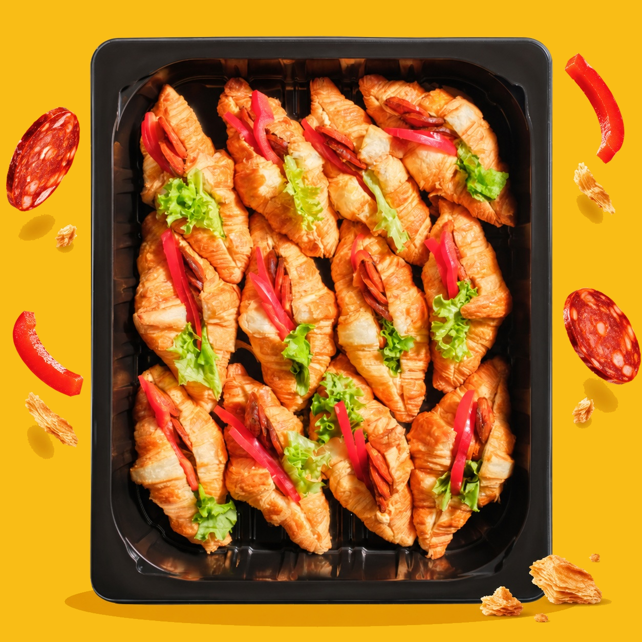 Croissant Box - Hiszpański (Chorizo)